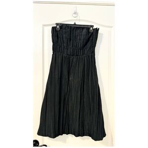 Betsey Johnson black strapless dress